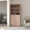 Bestar Bestar Pur 36W Shelving Unit with 3 Drawers in rustic brown 26872-000009 - alternate 3